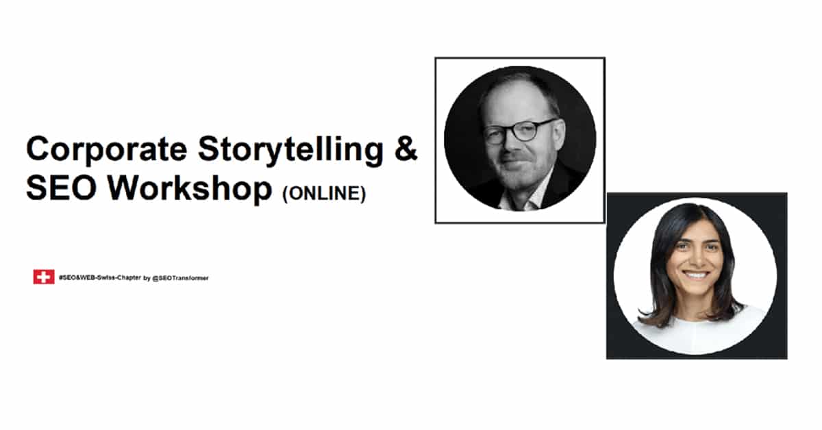 infographic displaying Corporate storytelling Workshop
